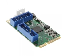 Kontrolierius InLine mini PCIE - 2x 19- pin USB 3.0 (66905)