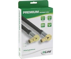 Kabelis InLine Atenna 10m pilka (69210G)