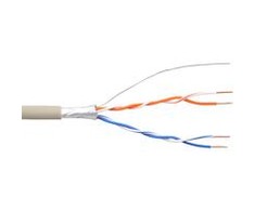 InLine Montavimo kabelis 4 venos, 2x2x0.6mm, ekranuotas, 100m (69980)