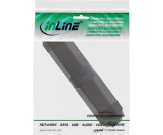 InLine Lynų kabelio jungtis Cat.6 - vandeniui atsparus IP67 - 2x RJ45 kištukai (69990W)