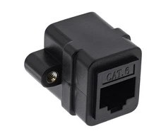 InLine ® Komutacinis kabelis Coupling UTP 2x RJ45 lizdas montavimui