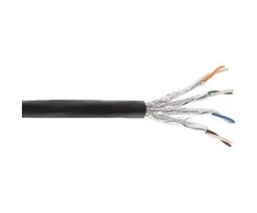 InLine S / FTP montavimo kabelis, PIMF, 7a Cat.7a, AWG 23, Varis, 1200 Mhz, PE, juoda, 300m (70300P)