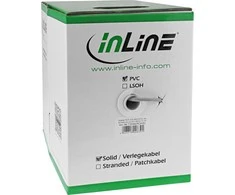 InLine SF / UTP, 5E, AWG24, CCA, PVC, 100m (73099)