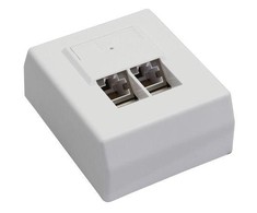 InLine Nest 2x RJ45, balta (74202)