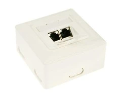 InLine Kištukinis lizdas (6 kat.), 2x RJ45, baltas (75602K)