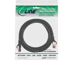 InLine Pechcord S / FTP, PiMF, Cat.6, 250MHz, PVC, CCA, juodas 7.5m (76107S)