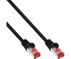 InLine Patchcord S/FTP, PiMF, Cat.6, 250MHz, PVC, CCA, juoda 10m (76110S)