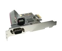 Kontrolierius InLine PCIE x1 - Nuoseklus DB9 (76618D)