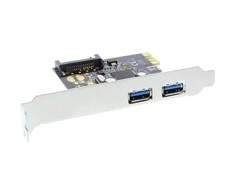 InLine sąsajos plokštė (įskaitant LP), 2x USB 3.0 su SATA maitinimu - PCIe