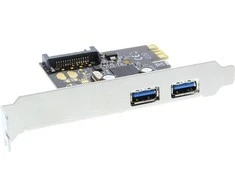 InLine sąsajos plokštė (įskaitant LP), 2x USB 3.0 su SATA maitinimu - PCIe