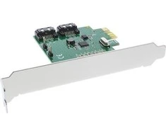 InLine RAID valdiklis PCIe x1, skirtas 2x SATA 6G, su LP lizdo laikikliu