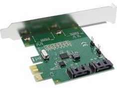 InLine RAID valdiklis PCIe x1, skirtas 2x SATA 6G, su LP lizdo laikikliu