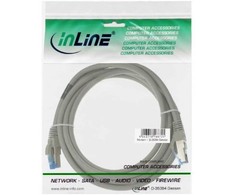 InLine Patch kabelis Cat.6A, S/FTP (PiMf), 500MHz, pilkos spalvos - 15m