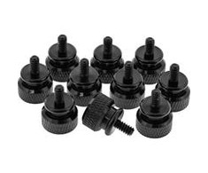 InLine Sraigtai korpuse 12mm Juoda 10 vnt (77770S)