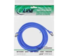 InLine ® Patch kabelis S / FTP PiMF Cat.8.1 Halogenas nemokamai 2000M Hz mėlyna 10m