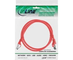 InLine ® Lankstinukas S / FTP PiMF Cat.8.1 Halogenas nemokamai 2000MHz raudona 3m