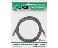 InLine INLINE Patchkabel Cat.8.1 S / FTP PiMf 2000MHz halogenfrei Kupfer juodas 1,5m