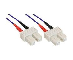InLine Pluošto Patchcord SC / SC, 50 / 125μm, OM4 1m (83501P)