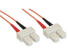 InLine Pluoštas Patchcord SC / SC, 50 / 125μm, OM2 10m (83510)