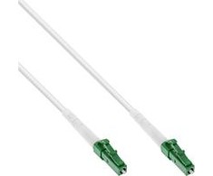 InLine ® Pluoštinis paprastas kabelis, FTTH, LC / APC 8 ° - LC / APC 8 °, 9 / 125μm, OS2, 3m