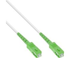 InLine ® Pluošto optinis paprastas kabelis, FTTH, SC / APC 8 ° į SC / APC 8 °, 9 / 125μm, OS2, 40m