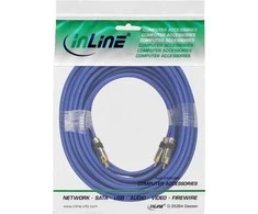 Kabelis InLine RCA (Cinch) x2 - RCA (Cinch) x2 10m mėlyna (89710P)