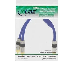 Inline Kabelis Intos RCA (Cinch) - RCA (Cinch) x2 0.2m mėlyna (89927P)