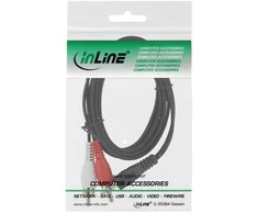 Intos InLine 2 x RCA kištukinis iki 3,5 mm kištukinis kabelis, 1,8 m