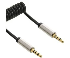 „Kabelis InLine“ lizdas 3,5 mm – 3,5 mm lizdas 2 m sidabro (99272)