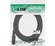 InLine Jack Extension, 3.5mm Jack M/F, Stereo - 5m