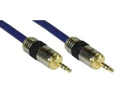 InLine jack kabelis - paauksuotos jungtys, 3,5mm M/M - 2m