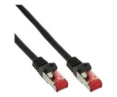InLine 30vnt. pakuotė Bulk- Pack InLine ® Lankstinukas S / FTP PiMF Cat.6 250MHz PVC juodas varis 3m
