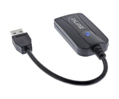 Skaitytojas InLine ® USB 3.1 USB-A kortelių skaitytuvas, skirtas SD / SDHC / SDXC, Micro SD, UDS- II suderinamiems