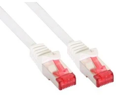 InLine Patchcord S/FTP, PiMF, Cat.6, 250MHz, be halogenų, balta 10m (76900W)