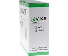 InLine S / FTP instaliacijos kabelis, PIMF, 6A kat., be halogenų, 500MHz, 100 m (76899W)