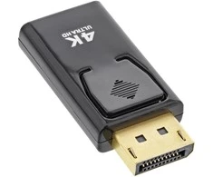 AV adapteris InLine ® Name Uostas mažas HDMI moterų, 4K / 60Hz, su garso, juoda