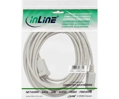 InLine DB-9 - DB-9, 10m, Pilkas (12226C)