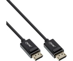 „InLine DisplayPort 2.0“ kabelis, 8K4K UHBR, juodas – 2 m