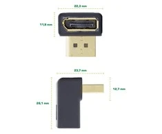 InLine AV ® „DisplayPort“ adapteris, „DisplayPort“ kištukas/moteris, nukreiptas žemyn
