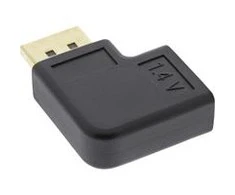 InLine AV ® „DisplayPort“ adapteris, „DisplayPort“ vyriškas / moteriškas stačiu kampu