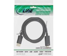 InLine ® „DisplayPort“ į HDMI konverterio laidas, 4K/60Hz, juodas, 7,5 m