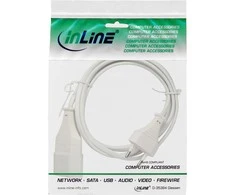 InLine Euro tipas Plug Power Min Extensionr - Moteris (16685W)