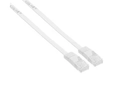 InLine 10m - U / UTP tinklo kabelis - 1000 Mbps - Cat.6 - RJ45 - baltas (71600W)