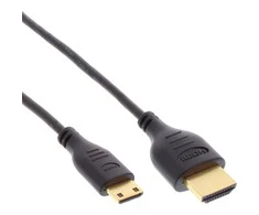 Kabelis InLine HDMI mini - HDMI 1,8m juoda (17502C)