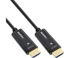 Kabelis InLine ® HDMI OVP kabelis, didelio greičio HDMI su Ethernet, 4K / 60Hz, mažas / mažas, 50m