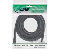 Kabelis InLine ® HiD didelio greičio HDMI kabelis su Ethernet, 4K2K, M / M, juodi, auksiniai kontaktai, 20m