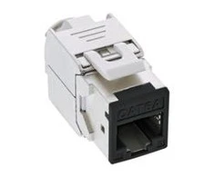 InLine 8vnt. Pakuotė InLine ® Keystone RJ45 Jack, ekranuotas, Cat.6A, juoda