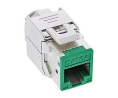 InLine 8vnt. Pakuotė InLine ® Keystone RJ45 Jack, ekranuotas, Cat.6A, žalia