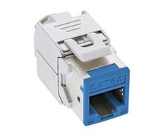 8vnt. Pakuotė InLine ® Keystone RJ45 Jack, ekranuotas, 6A kat., mėlyna