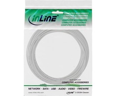 InLine ® Pluošto optinis paprastas kabelis, FTTH, LC / APC 8 ° į SC / APC 8 °, 9 / 125μm, OS2, 50m